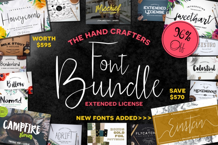 The HandCrafters Font Bundle Font Download