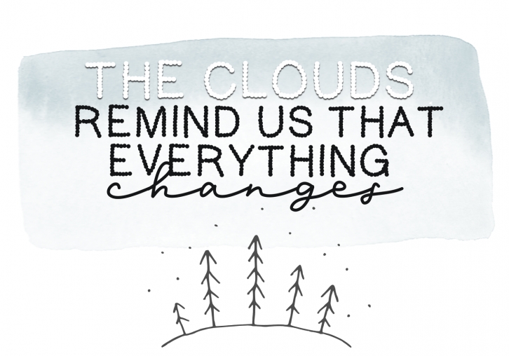 Cloudy - A Fun Handwritten Font Font Download