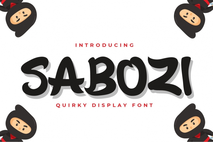 Sabozi - Quirky Display Font Font Download