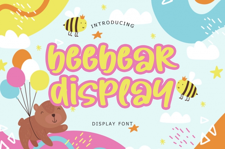 Beebear Display Font Font Download