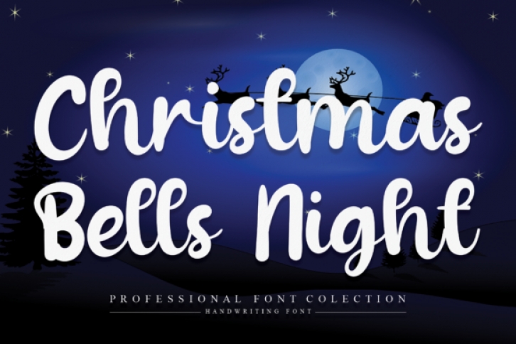 Christmas Bells Night Font Download