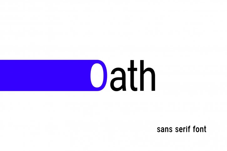 Oath - sans serif typeface Font Download