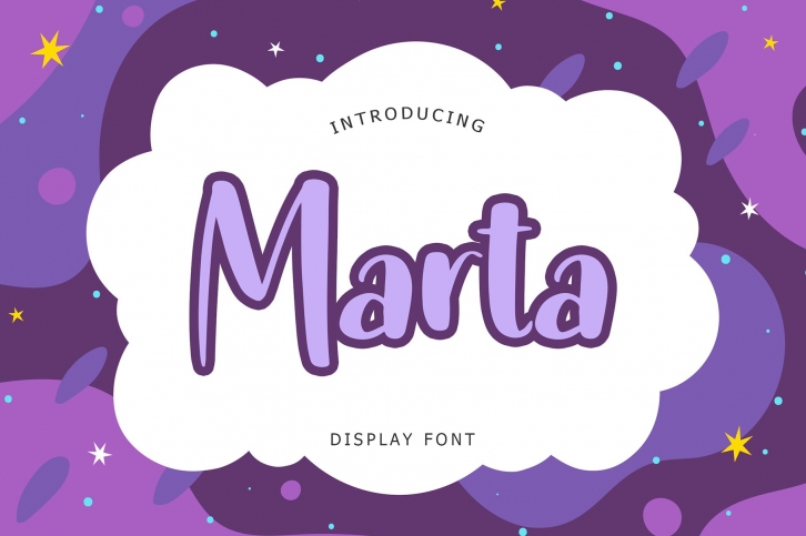 Marta Display Font Font Download