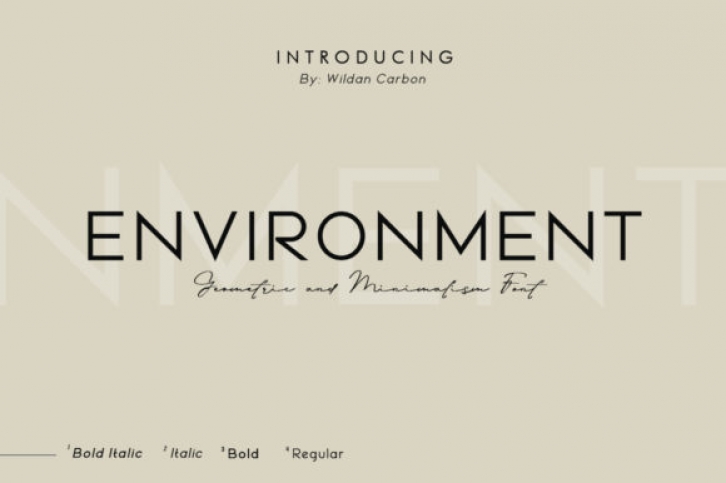 Environment Font Download