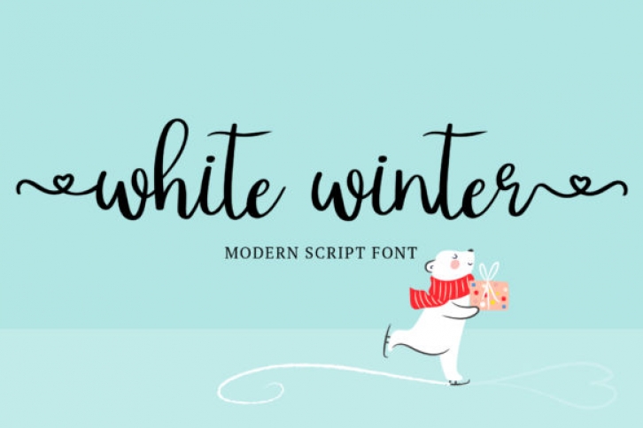 White Winter Font Download