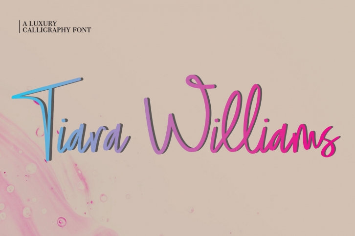 Tiara Williams Font Download