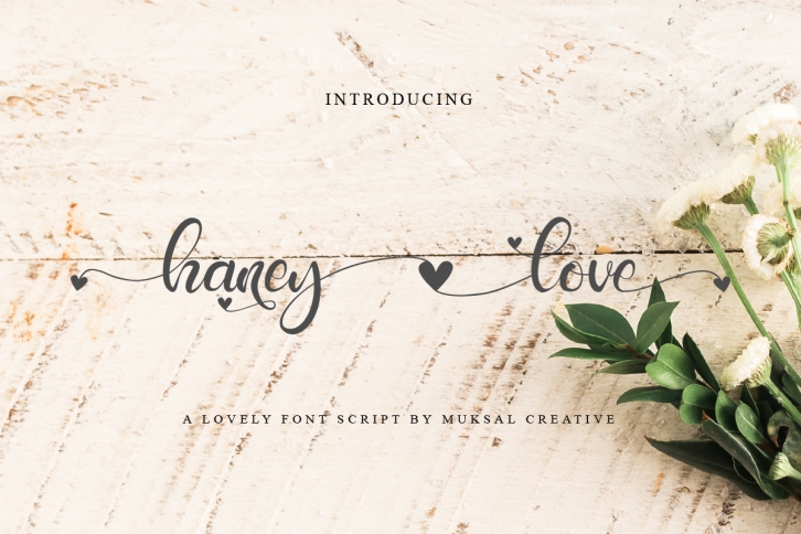 haneylove Font Download