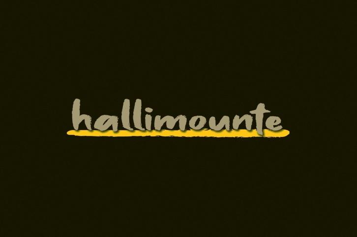 hallimounte Font Download