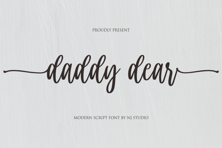 daddy dear Font Download