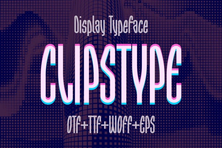 Clipstype Display Font Font Download