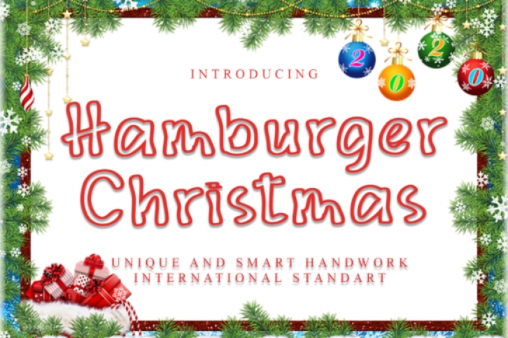Hamburger Christmas Font Download