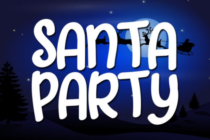 Santa Party Font Download