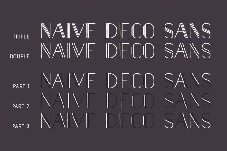 Naive Deco Sans Font Pack Font Download