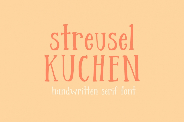 Streusel Kuchen Handwritten Font Font Download