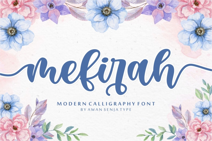 Mefirah - Modern Calligraphy Font Download