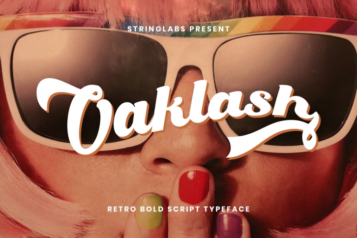Oaklash - Retro Bold Script Font Font Download