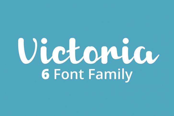 Victoria 6 Font Family Font Download