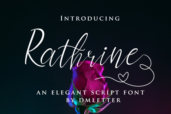 Rathrine - Elegant Script Font Font Download
