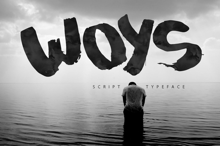 Woys Brush Typeface Font Download