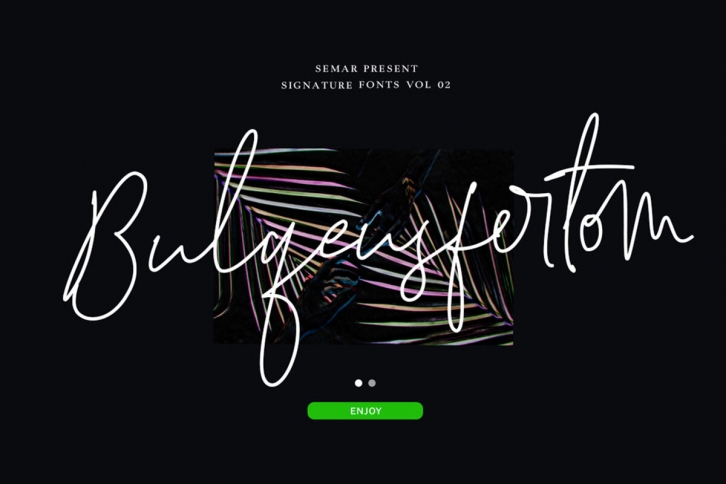 Bulqeusfertom- Signature Font Download