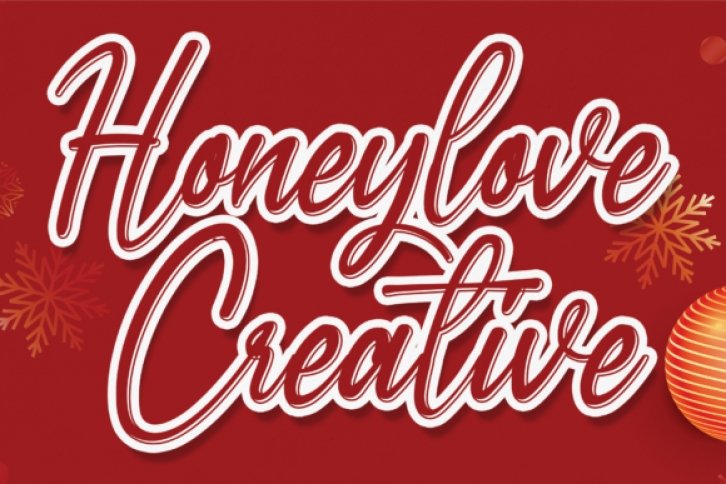 Honeylove Creative Font Download