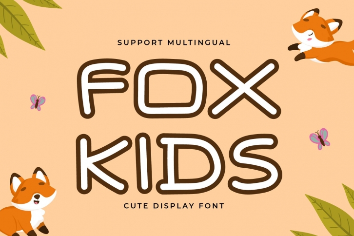 Fox Kids - Display Font Font Download