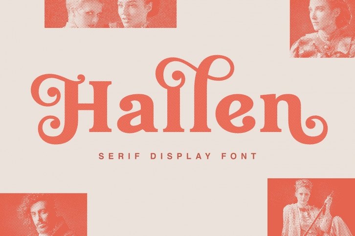 Hallen - Fashionable Font Font Download