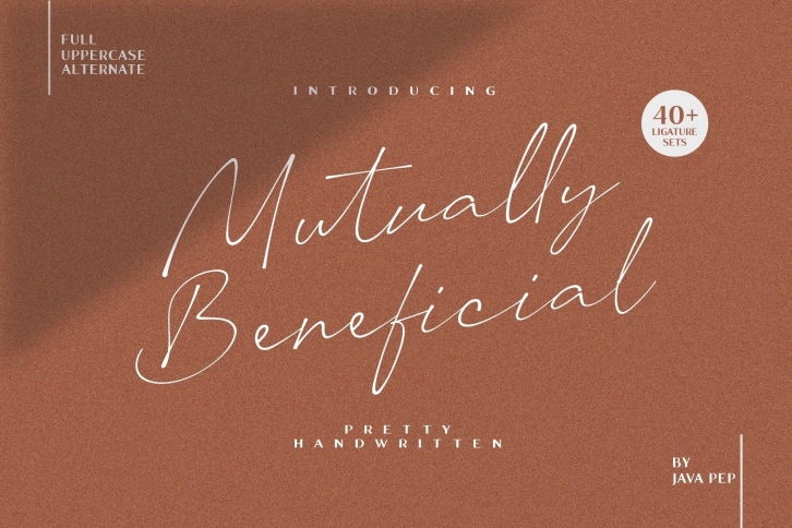 Mutually Beneficial Font Download