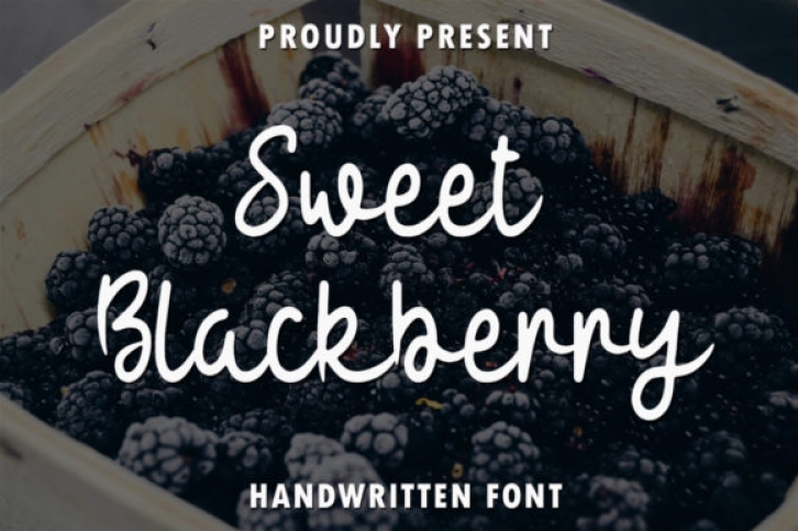 Sweet Blackberry Font Download