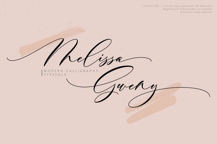 Melissa Gweny Font Download
