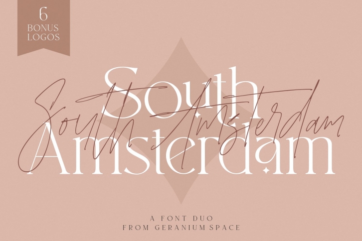 South Amsterdam Font Duo & Logos Font Download