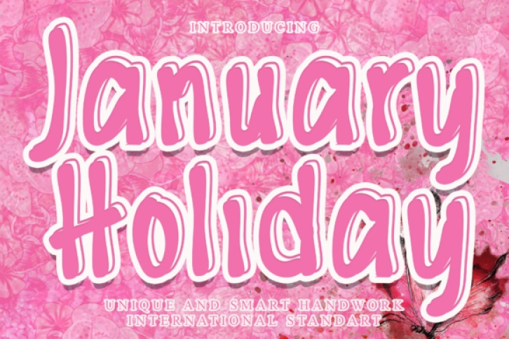 January Holiday Font Download