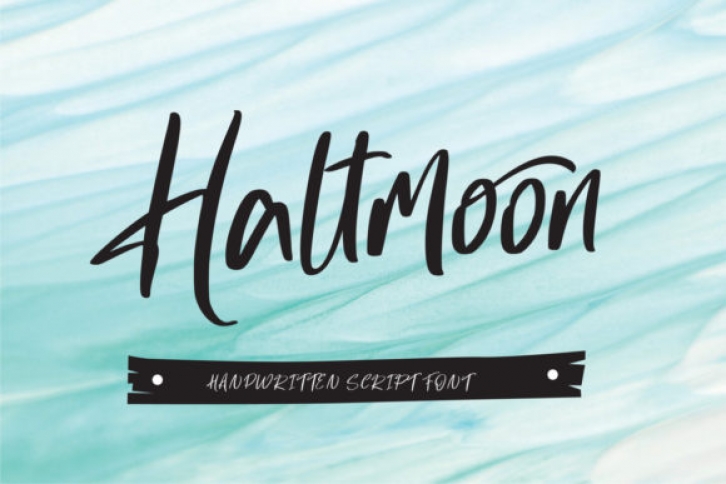 Haltmoon Font Download