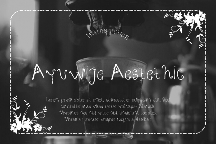 Ayuwije Aestethic Font Download