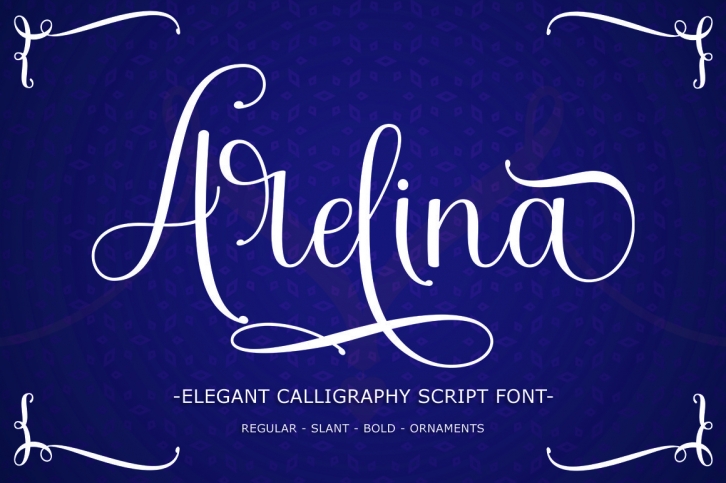 Arelina Script Font Font Download