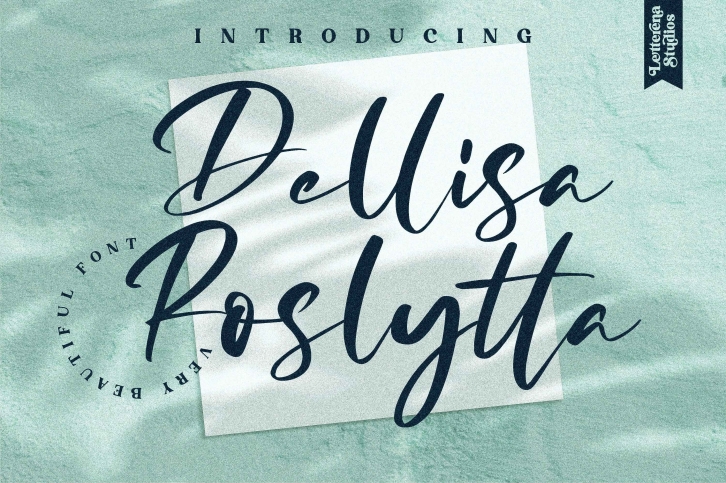 Dellisa Roslyttau00a0- Very Beautifulu00a0Font Font Download