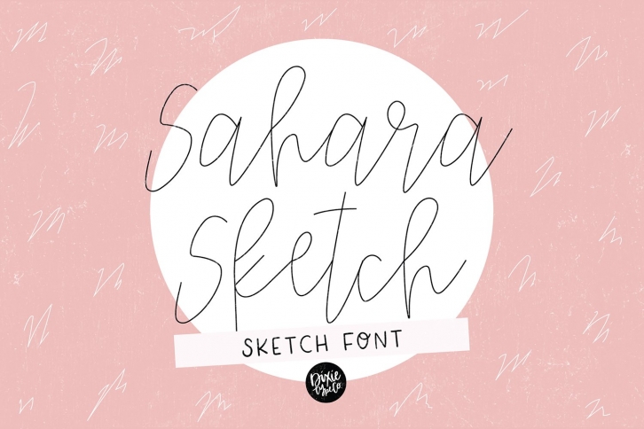 SAHARA SKETCH Sketch Font - Single LineHairline Font Font Download