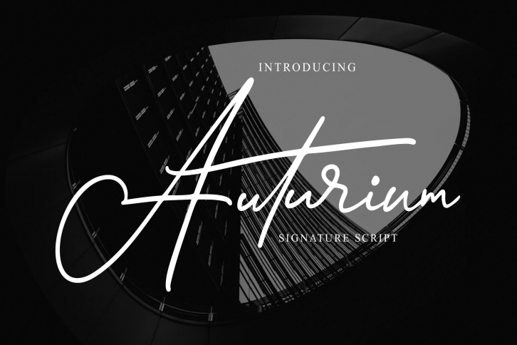Auturium - Signature Script Font Download