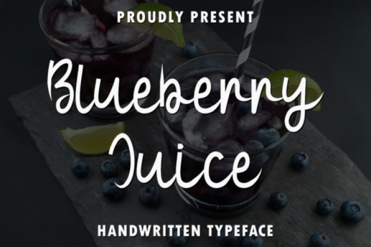 Blueberry Juice Font Download