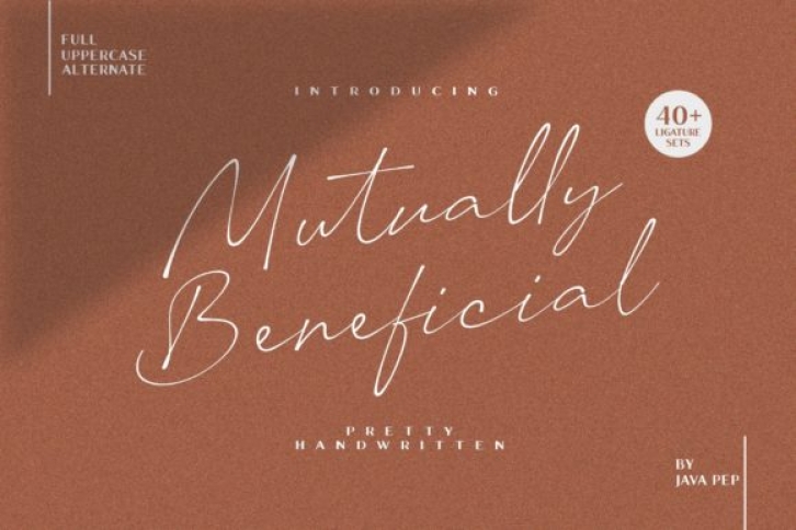 Mutually Beneficial Font Download
