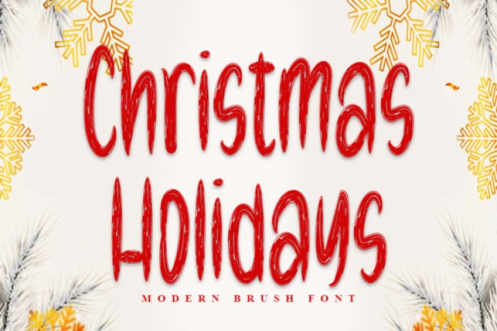 Christmas Holidays Font Download