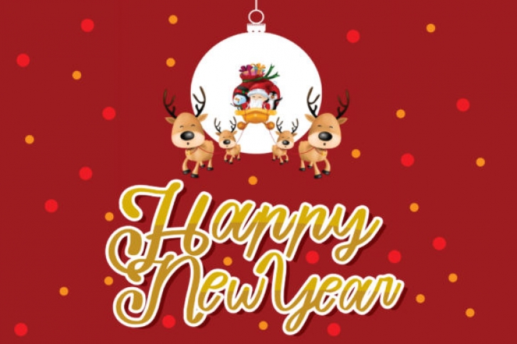 Happy New Year Font Download