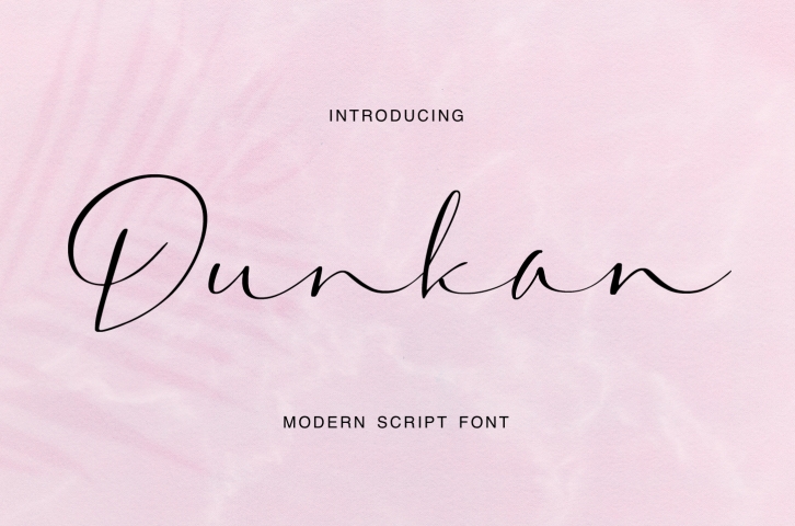 Dunkan Script Font Download