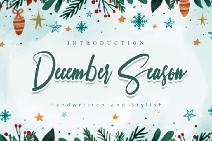 December Season Font Download