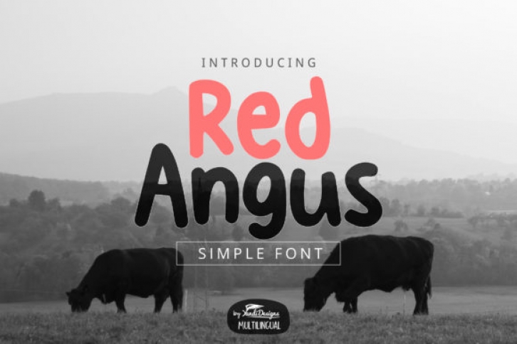 Red Angus Font Download