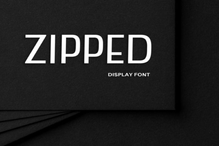 Zipped Font Download