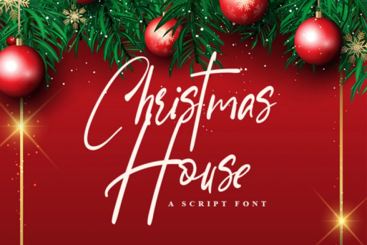 Christmas House Font Download