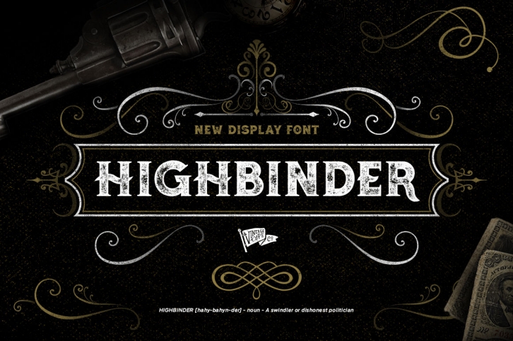 Highbinder Display Font Font Download