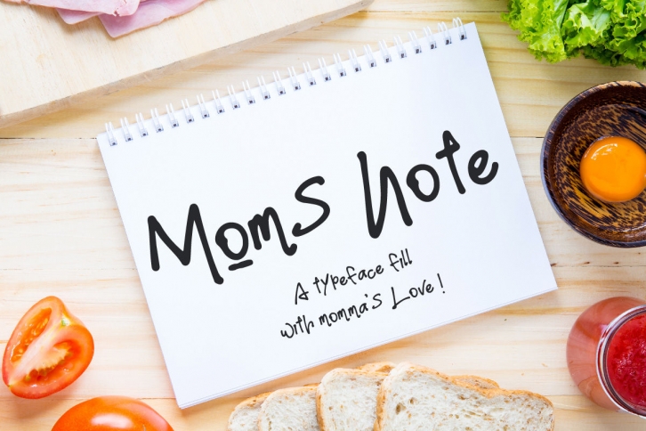 Moms Note Font Download