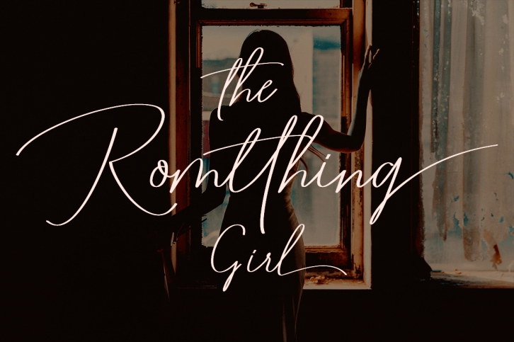 Romtthing Girl - Signature Stylish Font Download